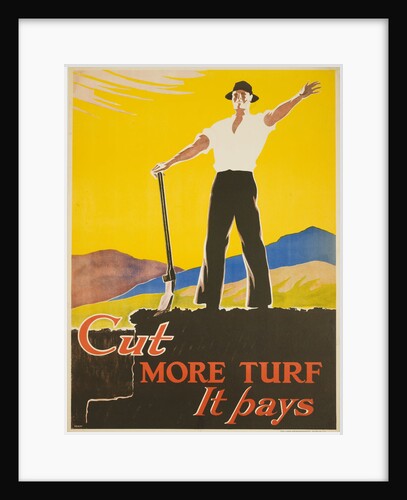 Cut More Turf It Pays Poster by Keady