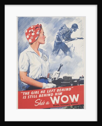 She's a WOW Poster by Adolph Treidler