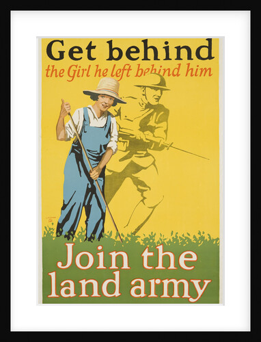 Get Behind the Girl He Left Behind Him Poster by Guenther