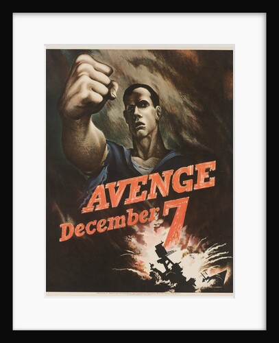 Avenge December 7 Poster by Bernard Perlin