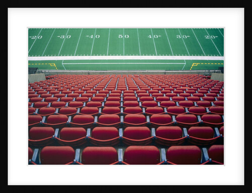 Empty seats in stadium by Anonymous