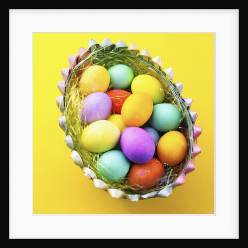 Basket with Easter eggs by Anonymous