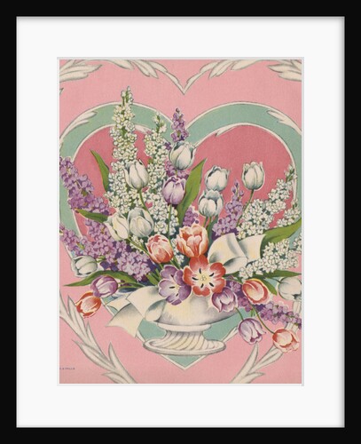 Illustration of Flower Arrangement by Anonymous