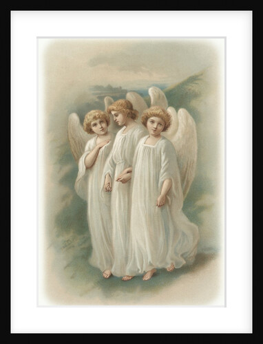 Illustration of Three Young Angels by Anonymous