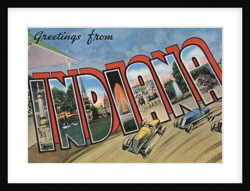 Greetings from Indiana Postcard by Anonymous