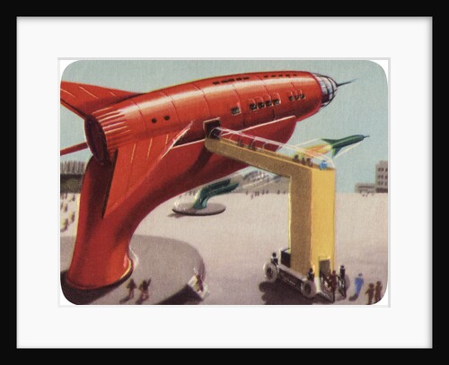 Biekens Pictorial Sticker with Giant Ray Gun by Anonymous