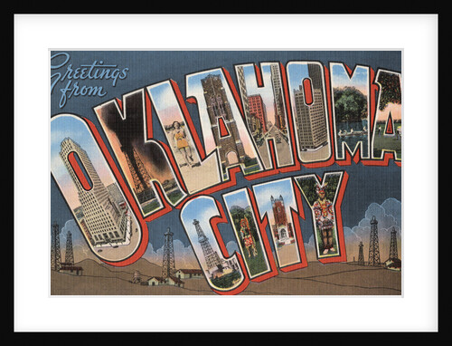 Greetings from Oklahoma City Postcard by Anonymous