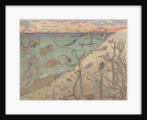 Illustration of Animals of the Paleozoic Era by E. Boyd Smith