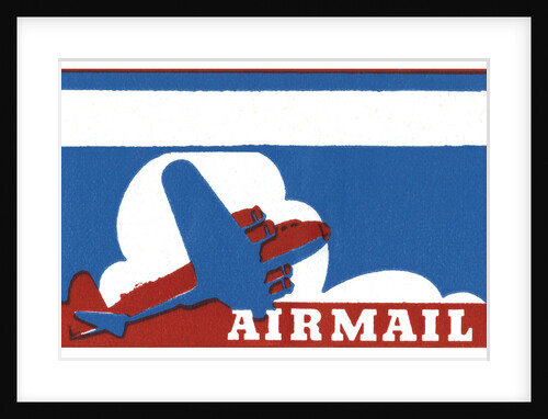 Airmail Mailing Label by Anonymous