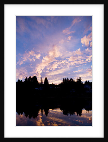Sunset Over Auke Bay in Alaska by Anonymous