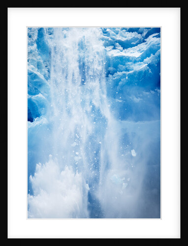 Icebergs Calving from South Sawyer Glacier in Alaska by Anonymous