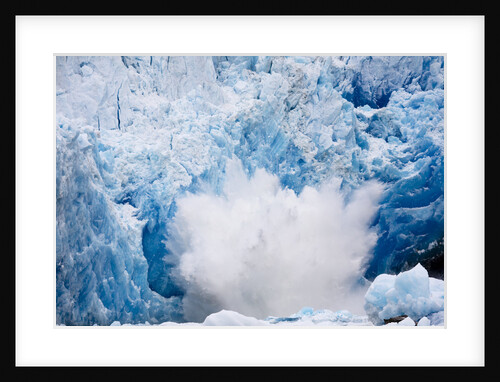 Icebergs Calving from South Sawyer Glacier in Alaska by Anonymous