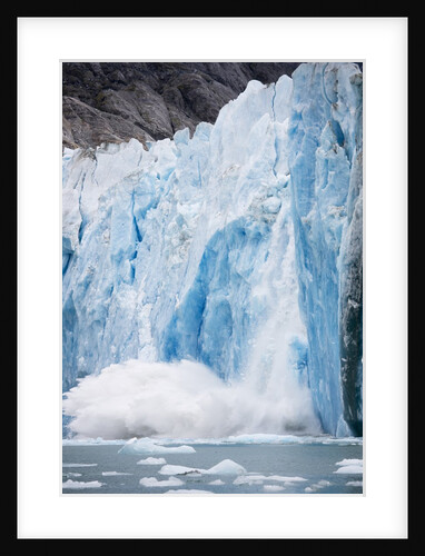 Icebergs Calving from Dawes Glacier in Alaska by Anonymous