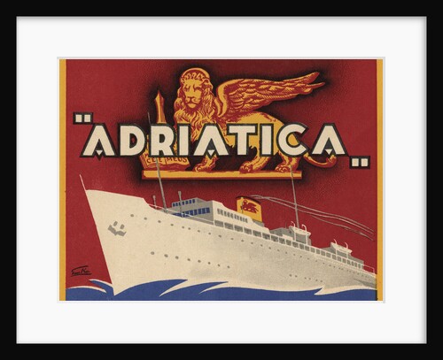 Adriatica Luggage Label by Anonymous