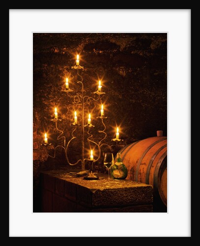 Wine Cellar in Bavarian Castle by Anonymous