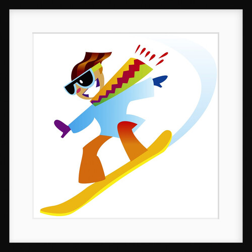 Freestyle Snowboarder by Anonymous