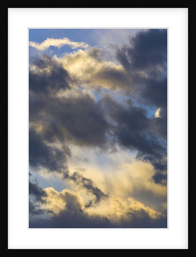 Dark Clouds in Evening Sky by Anonymous