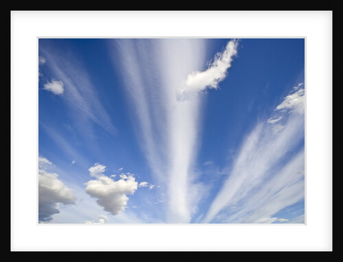 Lenticular and Cumulus Clouds by Anonymous