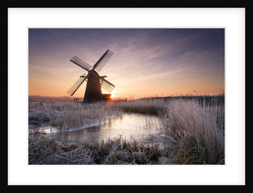 Herringfleet Windmill at Sunrise by Anonymous