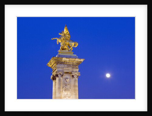 Gilded Statue of Fame and Pegasus on Pont Alexandre-III by Anonymous