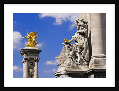 Detail of Sculpture on Pont Alexandre-III by Anonymous