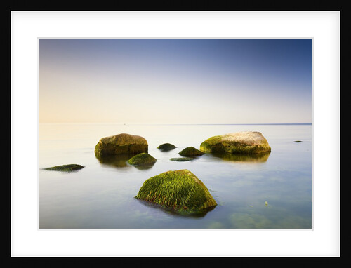 Rocks in Shallow Water of Baltic Sea by Anonymous
