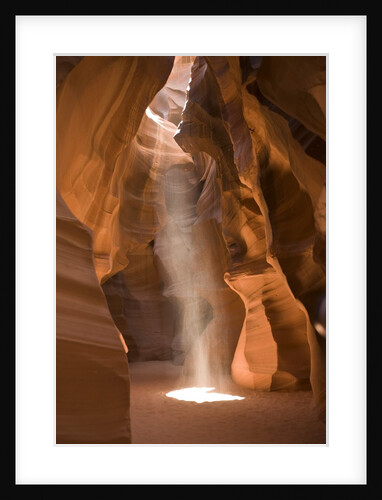 Ray of Sunlight on the Floor of Antelope Canyon by Anonymous