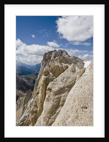 View of Contrin Valley and Marmolada Glacier by Anonymous