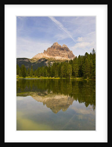 Tre Cime di Lavaredo Reflected on Lago dei Cirmoli by Anonymous
