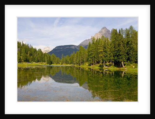 Tre Cime di Lavaredo Reflected on Lago dei Cirmoli by Anonymous