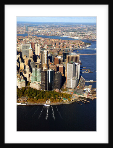 Aerial View of Lower Manhattan by Anonymous