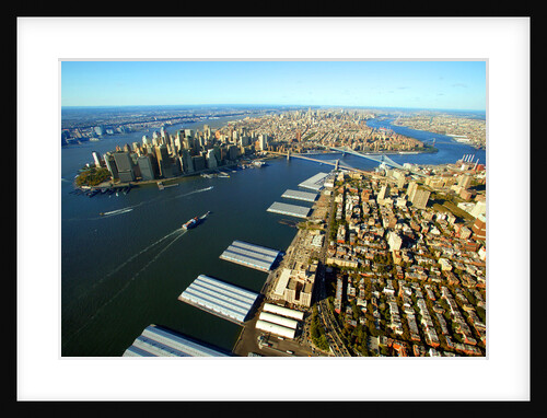Aerial View of Manhattan and Brooklyn by Anonymous