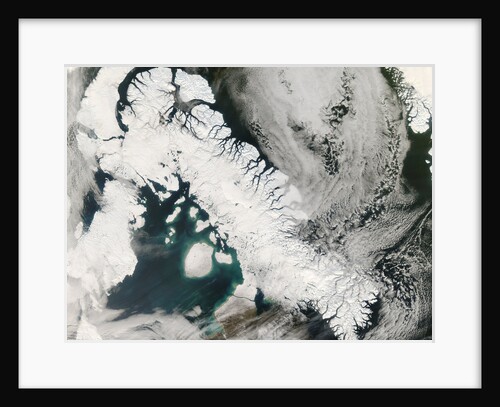 Low Earth Orbit View of Baffin Island by Anonymous