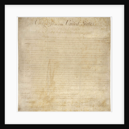The Bill of Rights by Anonymous