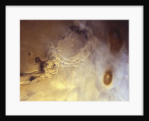 Arcuate Graben System of Noctis Labyrinthus on Mars by Anonymous