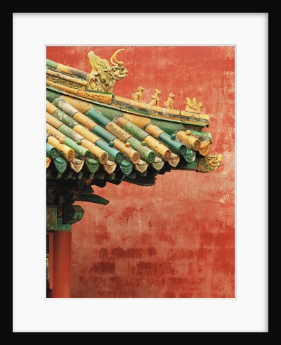 Roof Decoration on Building in Forbidden City by Anonymous