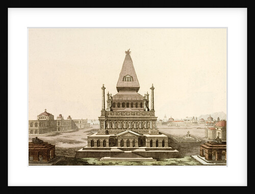 Print of Mausoleum at Halicarnassus by Anonymous