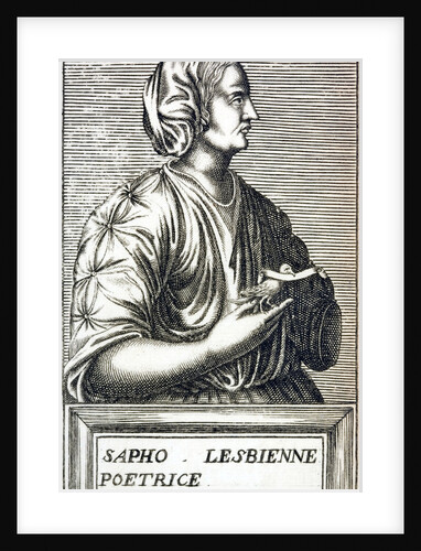 Portrait of Sappho of Lesbos by Andre Thevet