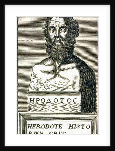 Portrait of Herodotus by Andre Thevet