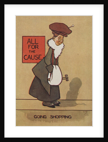 Going Shopping Postcard by Anonymous