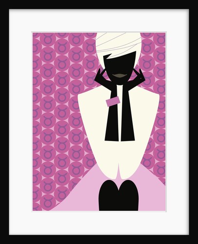 Woman with Hands on Chin by Anonymous