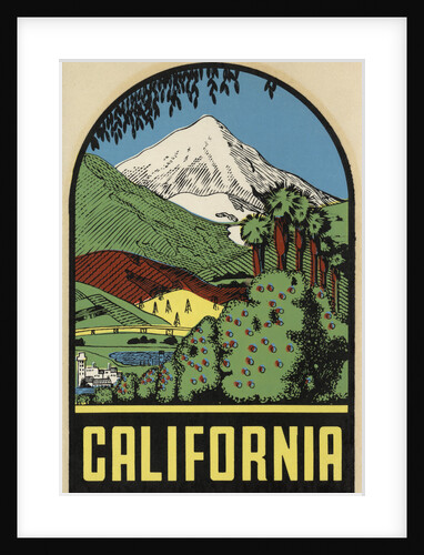 California Travel Decal by Anonymous