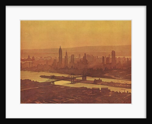 Illustration of New York City by Anonymous