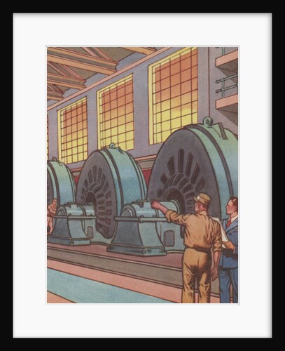 Electric Light Generators Illustration by Anonymous