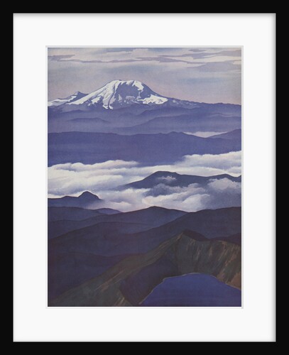 Illustration of Mount Rainier by Anonymous