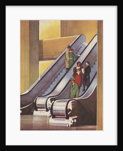 A Moving Stairway Illustration by Anonymous