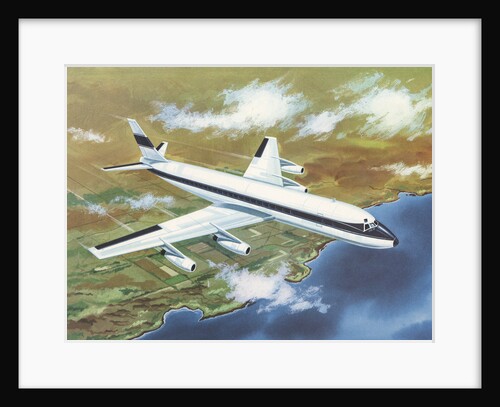 Illustration of Jet Airplane by Anonymous