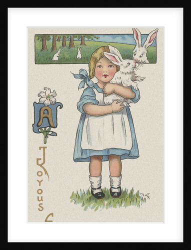 A Joyous Easter Postcard by Anonymous