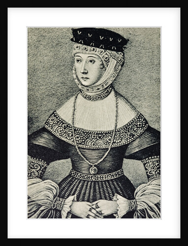 Portrait of Barbara Radziwillowna by Anonymous