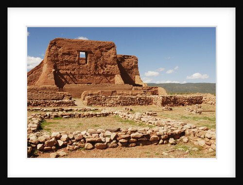 Mission Ruins at Pecos National Monument by Anonymous